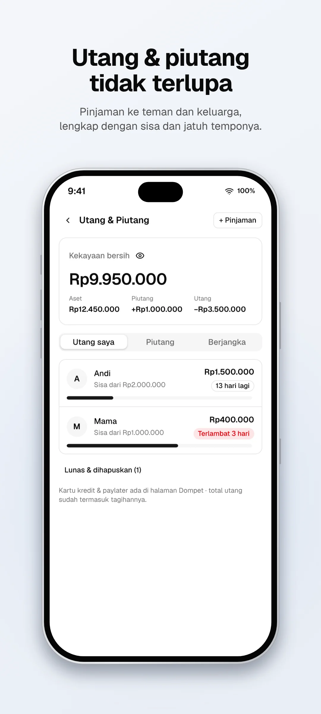 Rs Finance: Utang & piutang